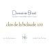 Jean-Yves Bizot Morey-St-Denis Clos de la Bidaude 2021 Front Label