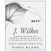 J Wilkes Pinot Blanc 2015 Front Label