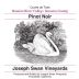 Joseph Swan Cuvee de Trois Pinot Noir 2011 Front Label