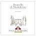 Villa Le Prata Brunello di Montalcino 2016 Front Label