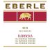Eberle Barbera 2012 Front Label