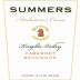Summers Estate Andriana's Cuvee Cabernet Sauvignon 2010 Front Label