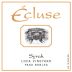 Ecluse Wines Lock Vineyard Syrah 2009 Front Label