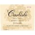 Carlisle Radiant Ridge Vineyard Syrah 2018 Front Label