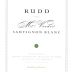 Rudd Sauvignon Blanc 2022 Front Label
