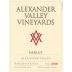 Alexander Valley Vineyards Merlot 2020 Front Label