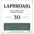 Laphroaig 30 Year Single Malt Scotch Whisky (700ML) Front Label