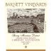 Barnett Vineyards Older Vines Estate Cabernet Sauvignon 2015 Front Label