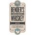 Bender's Small Batch Rye Whiskey Front Label