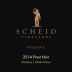 Scheid Vineyards Reserve Pinot Noir 2014 Front Label