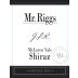 Mr. Riggs J.F.R. McLaren Vale Shiraz 2019 Front Label
