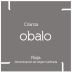 Bodegas Obalo Rioja Crianza 2016 Front Label