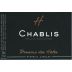 Domaine des Hates Chablis 2020 Front Label