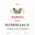 Aldo Conterno Romirasco Barolo 2016 Front Label