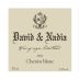 David & Nadia Chenin Blanc 2021 Front Label