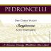 Pedroncelli Alto Vineyard Sangiovese 2009 Front Label
