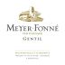 Meyer-Fonne Gentil d'Alsace 2020 Front Label