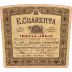 E. Cuarenta Anejo Tequila Front Label