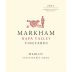 Markham Merlot 2021 Front Label