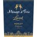 Menage a Trois Lavish Merlot 2016 Front Label