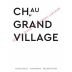 Chateau Grand Village 2021 Front Label