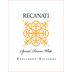 Recanati Special Reserve White (OU Kosher) 2018 Front Label