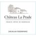 Chateau La Prade 2018 Front Label
