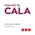 Domaine de Cala Coteaux Varois en Provence Rose Prestige 2018 Front Label