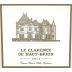 Chateau Haut-Brion Le Clarence de Haut-Brion 2014 Front Label