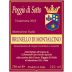 Poggio di Sotto Brunello di Montalcino 2018 Front Label