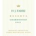 Fabre Montmayou H J. Fabre Reserva Chardonnay 2012 Front Label