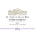 Cave de Rasteau Cotes du Rhone Le Dome du Grand Bois 2016 Front Label