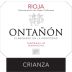 Bodegas Ontanon Crianza 2017 Front Label