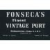 Fonseca Vintage Port (chipped wax capsule - no label) 1970 Front Label