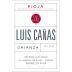 Bodegas Luis Canas Crianza 2015 Front Label