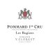 Domaine Yvon Clerget Pommard Les Rugiens Premier Cru 2018 Front Label