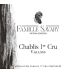 Famille Savary Chablis Vaillons Premier Cru 2024 Front Label