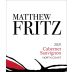 Matthew Fritz Cabernet Sauvignon 2021 Front Label