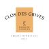 Domaine Combier Crozes-Hermitage Clos des Grives 2023 Front Label