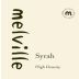Melville High Density Syrah 2009 Front Label