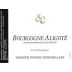 Sylvain Cathiard Bourgogne Aligote 2023 Front Label