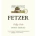 Fetzer Valley Oaks Pinot Grigio 2015 Front Label
