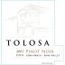 Tolosa Winery Estate Pinot Noir 2007 Front Label