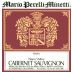 Mario Perelli-Minetti Cabernet Sauvignon 2007 Front Label