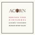 ACORN Winery Alegria Heritage Zinfandel 2011 Front Label