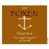 Foxen Fe Cienga Vineyard Pinot Noir 2012 Front Label