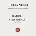 Giulia Negri Barolo Serradenari 2018 Front Label