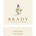 Brady Vineyard Zinfandel 2016 Front Label