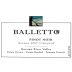 Balletto Winery Sexton Hill Vineyard Pinot Noir 2015 Front Label