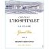 Chateau L'Hospitalet La Clape Grand Vin Rouge 2014 Front Label